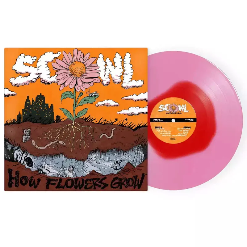 SCOWL HOW FLOWERS GROW LP (Red & Light Pink Vinyl)