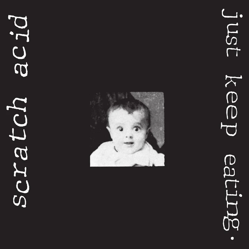 SCRATCH ACID 'JUST KEEP EATING' LP (White Vinyl)