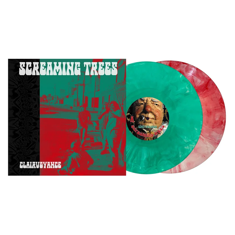 SCREAMING TREES CLAIRVOYANCE (PLUS) 2LP (Exclusive  Limited to 500, Marbled Evergreen & Marbled Candy Cane Vinyl)
