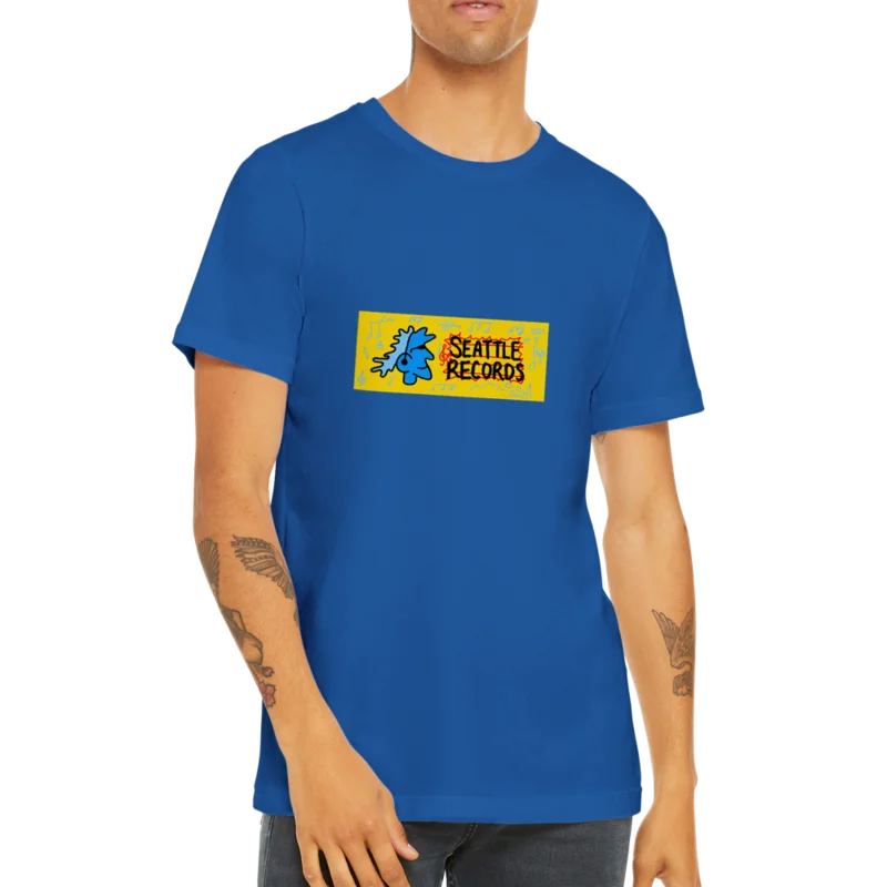 Seattle Records T-Shirt by Ben Root White
