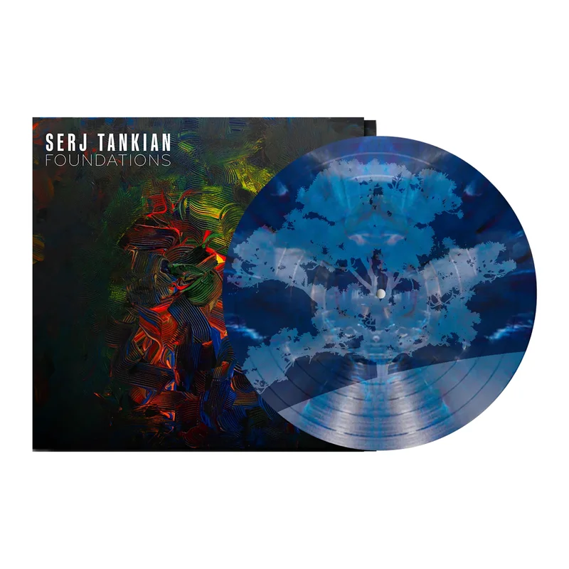 SERJ TANKIAN 'FOUNDATIONS' EP (Limited Edition  Only 500 Made, Dark Blue Marble w/ Etched B-Side Vinyl)