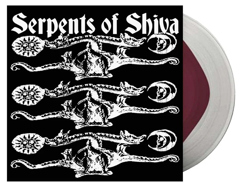 SERPENTS OF SHIVA SERPENTS OF SHIVA LIMITED-EDITION MAROON IN CLEAR 7"  ONLY 200 MADE