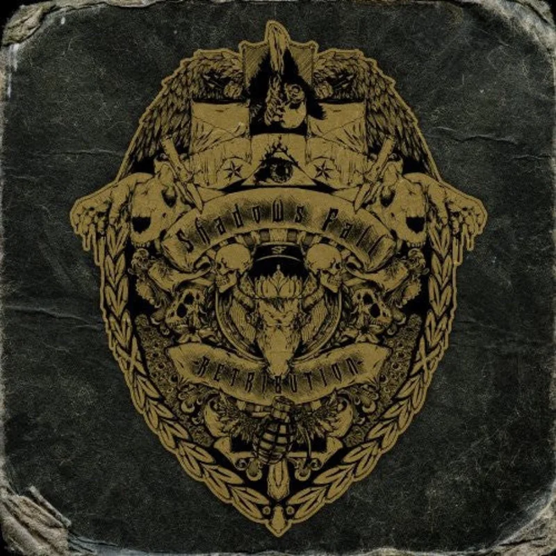 SHADOWS FALL 'RETRIBUTION' LP (Import, Silver Foil Cover)