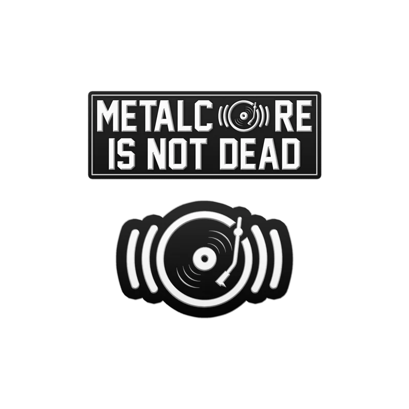 SharpTone Records - Metalcore Is Not Dead Enamel Pin Set