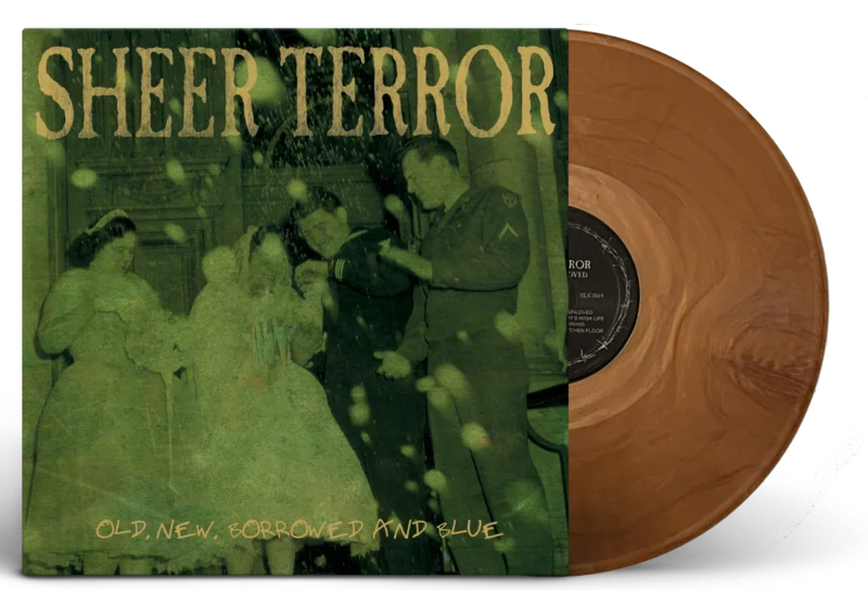 SHEER TERROR OLD NEW BORROWED & BLUE LP (Limited Edition  Only 200 Made, Gold Opaque Vinyl)