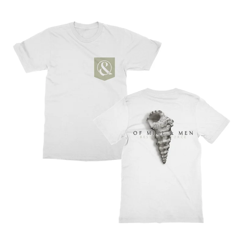 Shell White Pocket T-Shirt