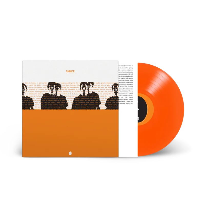 SHINER THE EGG LP (Limited Edition  Only 300 made, Transparent Orange Vinyl)