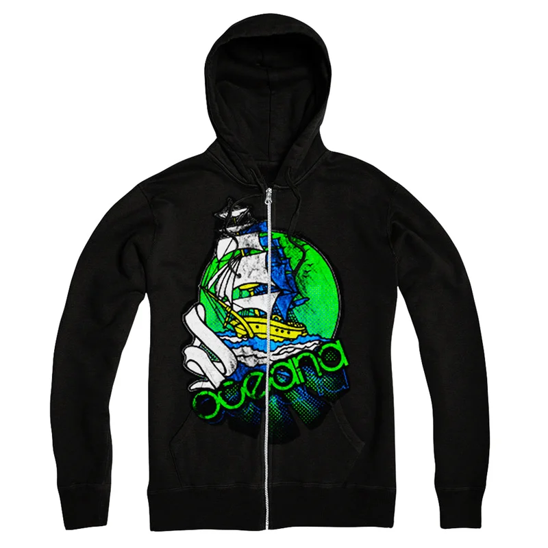 Ship Black Zip-Up