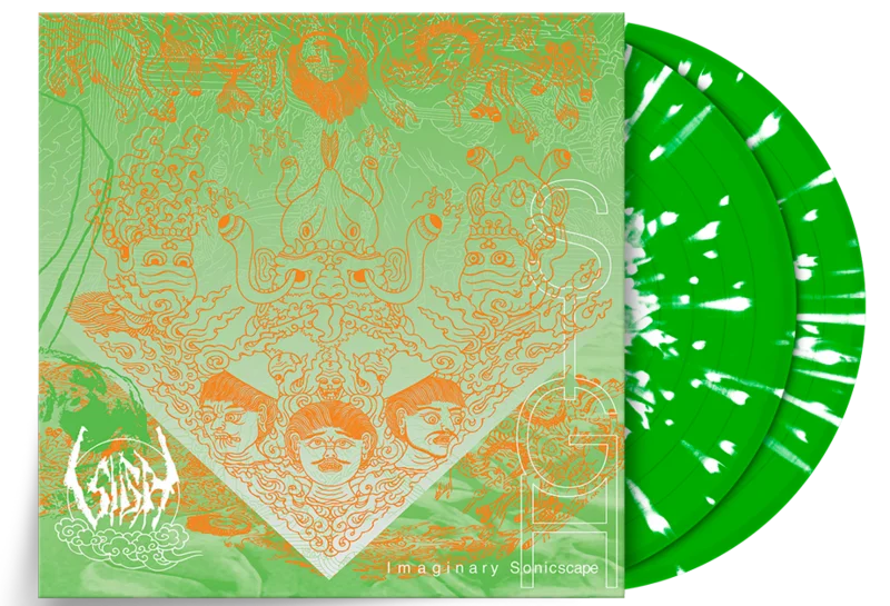 SIGH 'IMAGINARY SONICSCAPE' LTD EDITION NEON GREEN WITH WHITE SPLATTER 2LP  ONLY 200 MADE