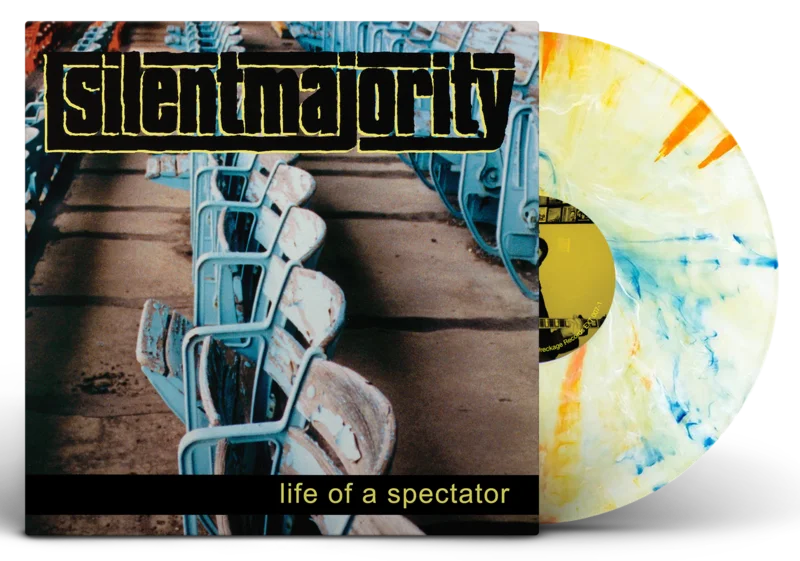 SILENT MAJORITY 'LIFE OF A SPECTATOR' LIMITED EDITION WHITE BANANA SWIRL LP  ONLY 300 MADE