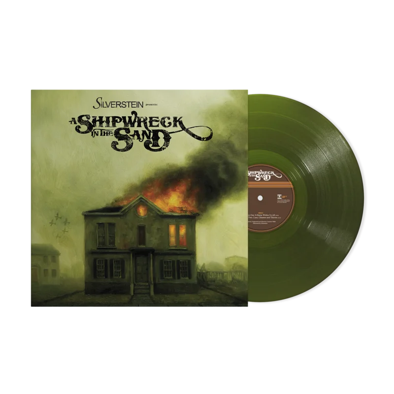 SILVERSTEIN SHIPWRECK IN THE SAND LP (Limited Edition  Only 500 Made, Translucent Forest Green Vinyl)