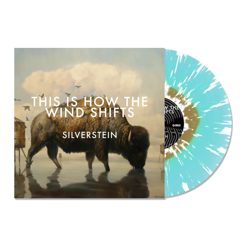 SILVERSTEIN THIS IS HOW THE WIND SHIFTS LP (Limited Edition  Only 350 Made, Gold Inside Blue w/ White Splatter Vinyl)