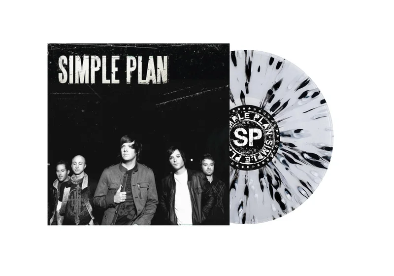 SIMPLE PLAN SIMPLE PLAN LP (Limited Edition  Only 500 Made, Clear w/ Black and White Splatter Vinyl)