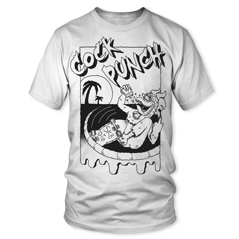 Sk8 Or Die White T-Shirt