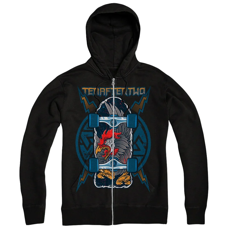 Skate Black Zip-Up