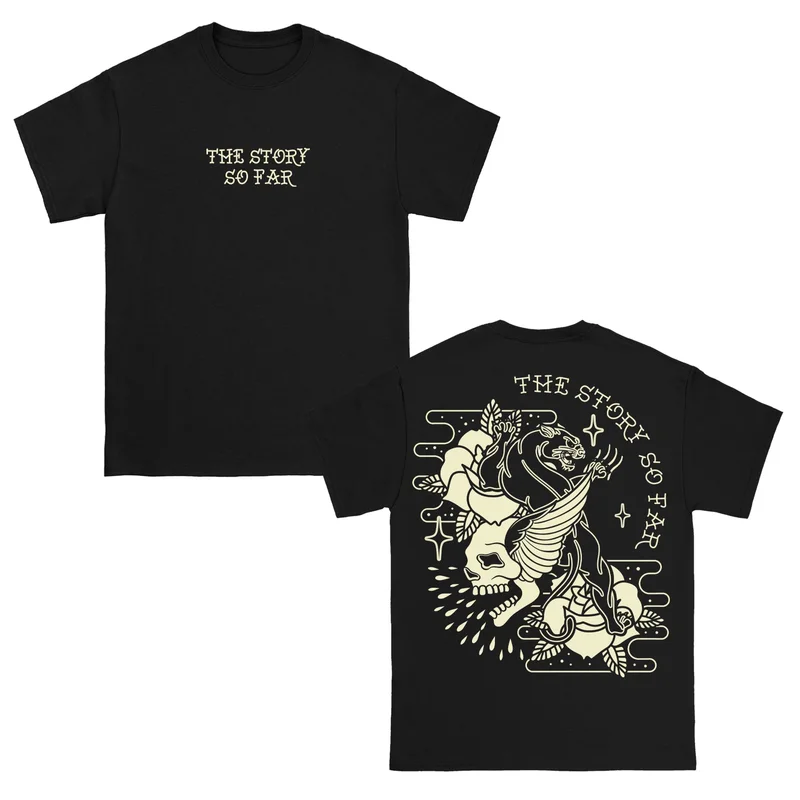 Skull Panther - Black T-Shirt