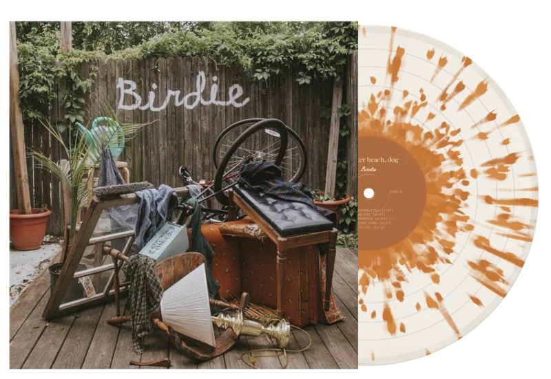 SLAUGHTER BEACH, DOG 'BIRDIE' LP  ONLY 100 MADE (Limited Edition Cloudy Clear w/ Heavy Orange Splatter Vinyl)