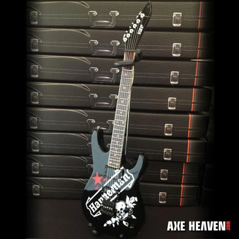 SLAYER - JEFF HANNEMAN - RED STAR SEIT TRIBUTE MINI GUITAR