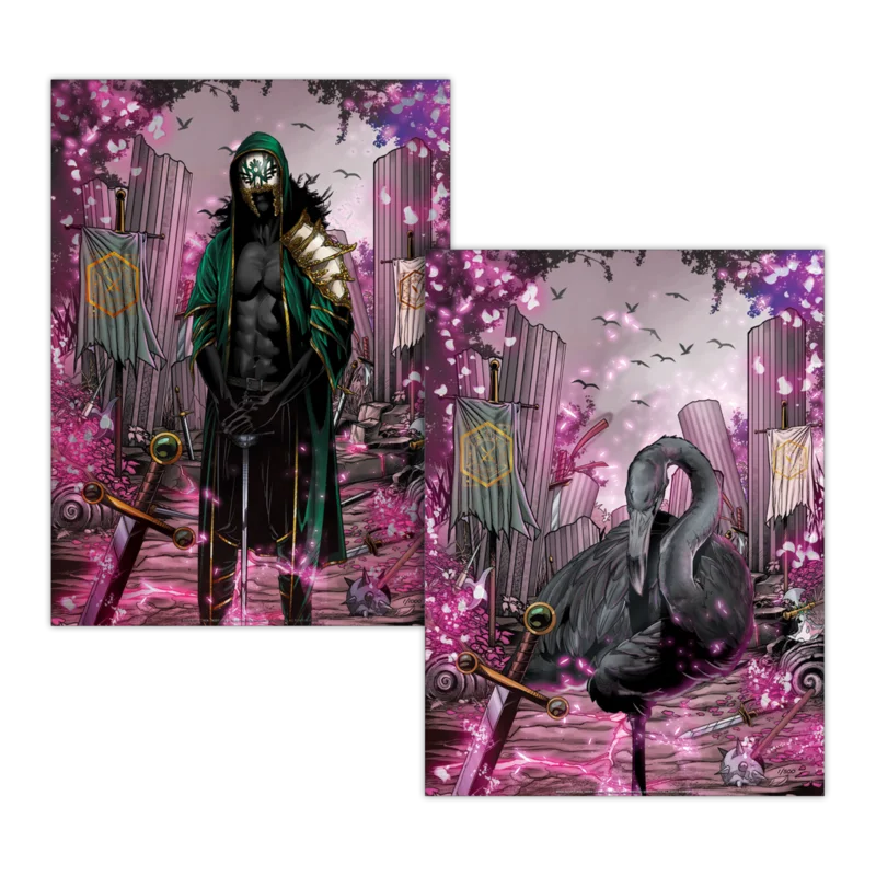 SLEEP TOKEN 'EVEN IN ARCADIA' FOIL POSTERS