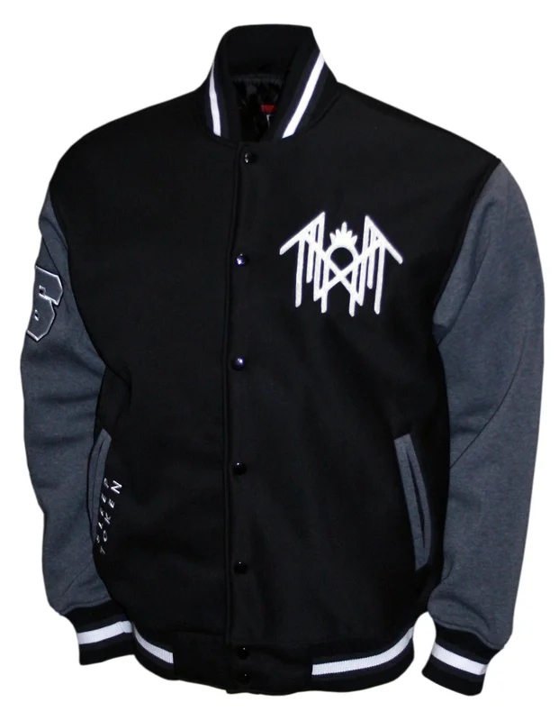SLEEP TOKEN VARSITY FLEECE BLACK/ASH