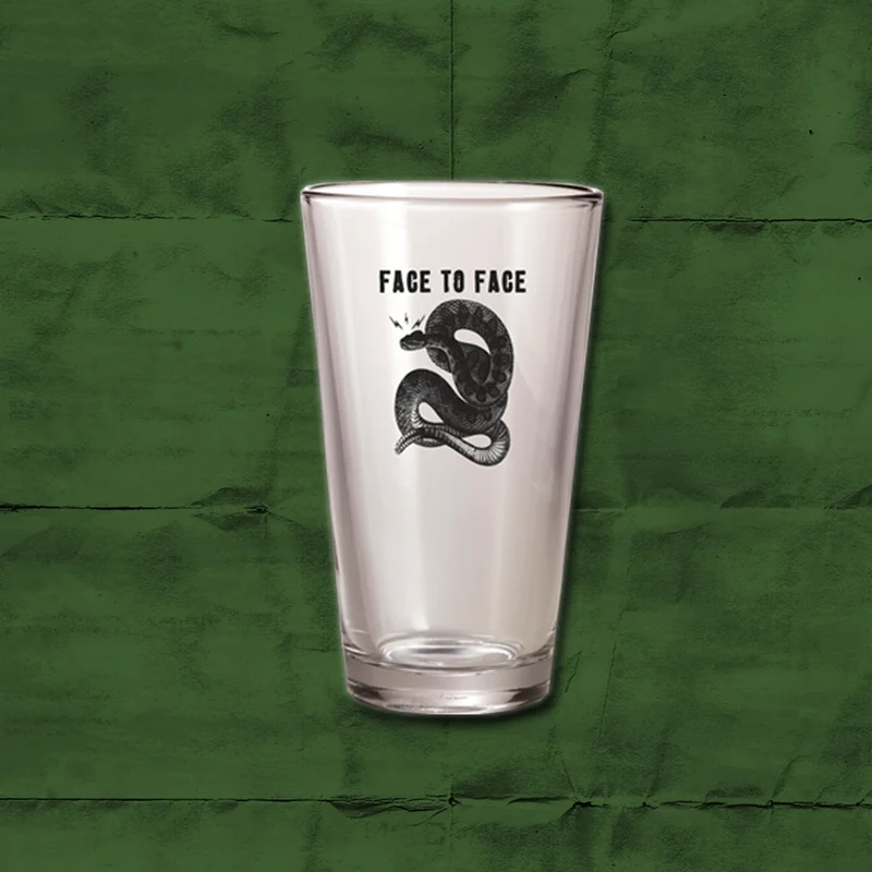 Snake Pint Glass