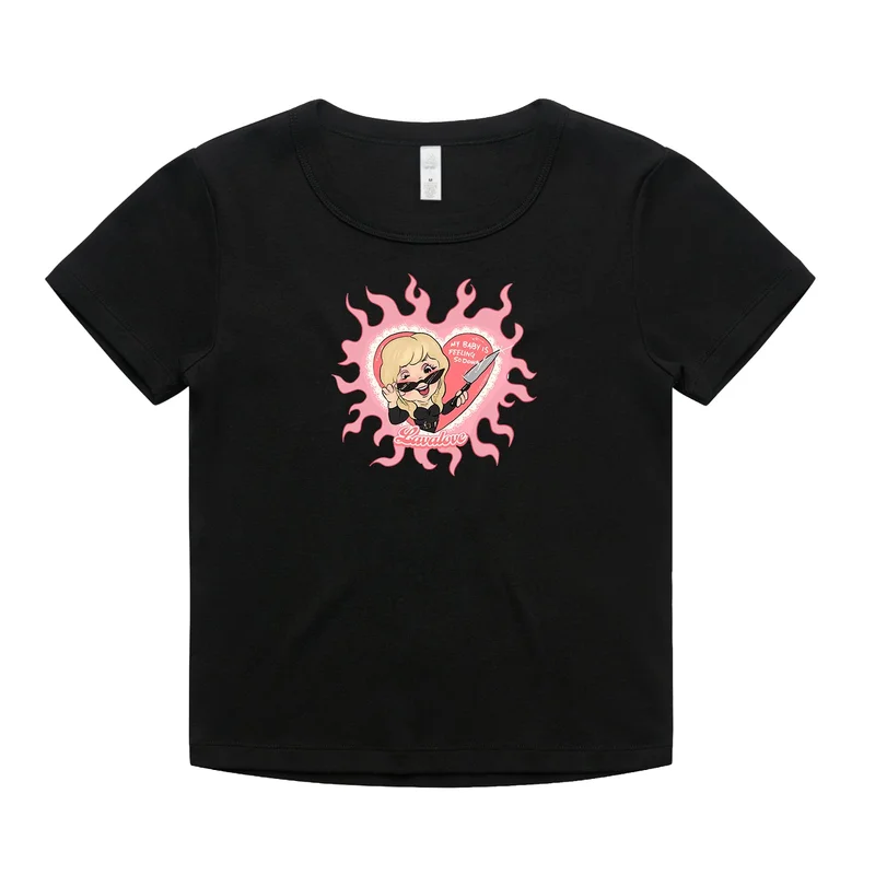 So Down Black - Baby Tee