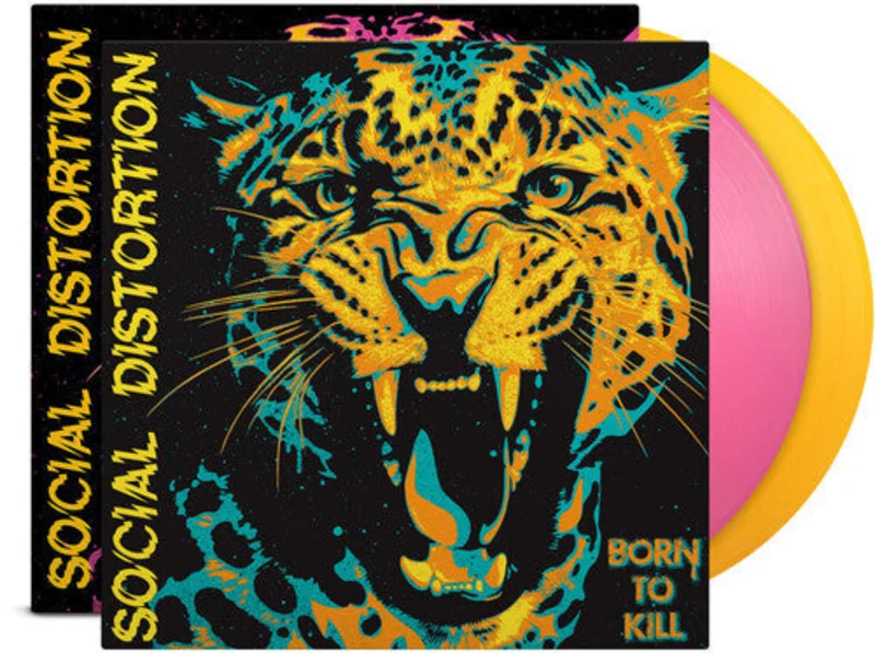 SOCIAL DISTORTION BORN TO KILL 2LP (Pink & Yellow Vinyl)