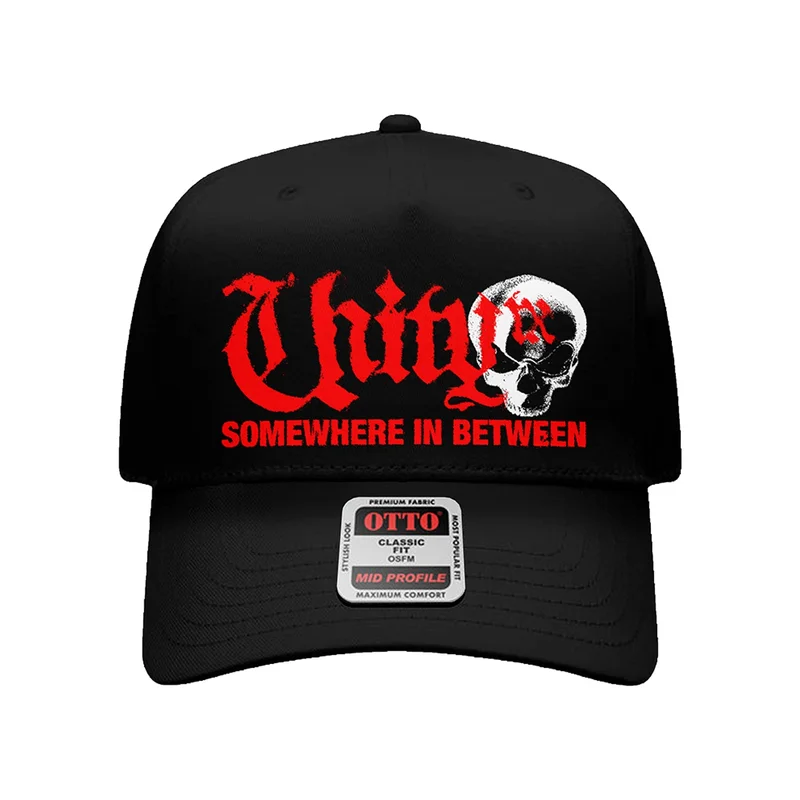Somewhere, In Between...  - Black Trucker Hat