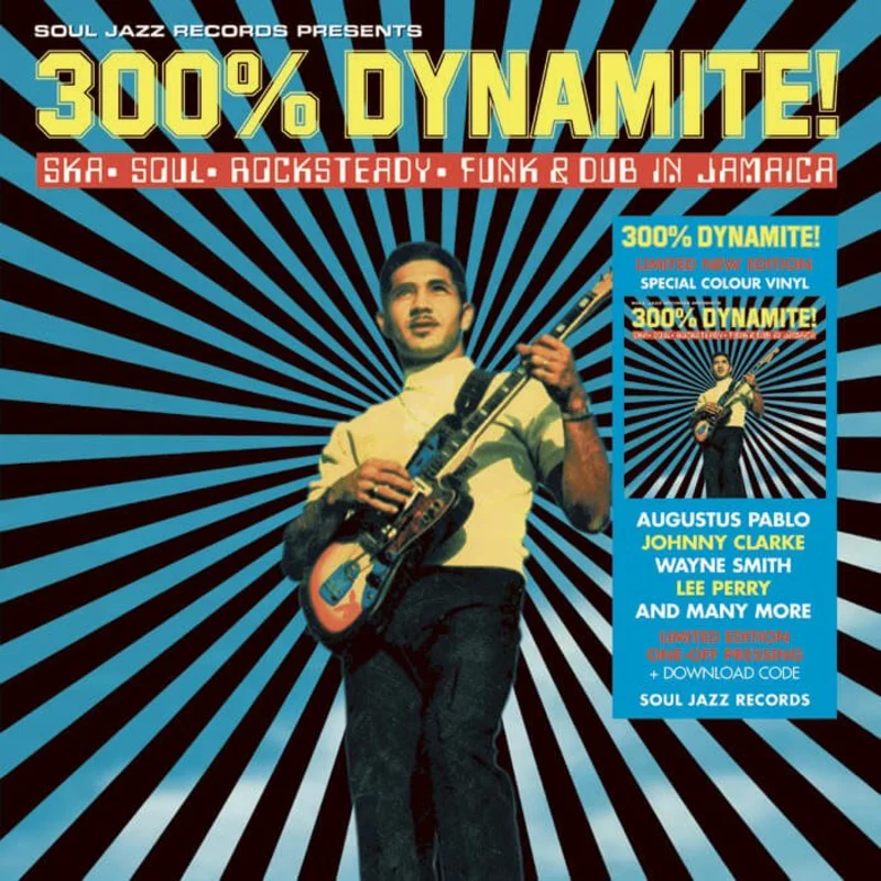Soul Jazz Records presents - 300% DYNAMITE! Ska, Soul, Rocksteady, Funk and Dub in Jamaica (YELLOW VINYL)