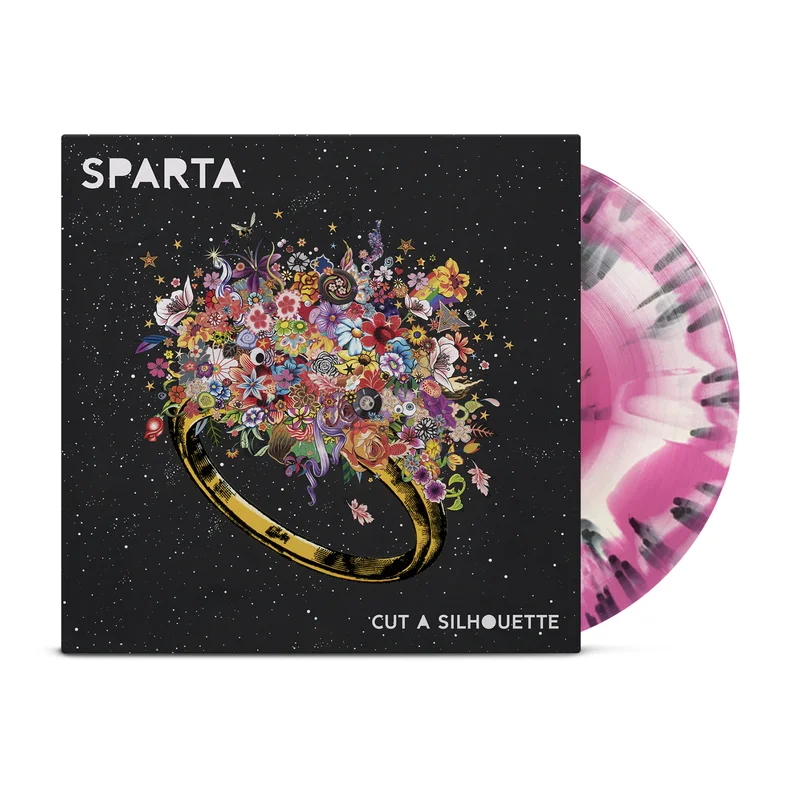 SPARTA CUT A SILHOUETTE LP (Exclusive  Limited to 200, White & Lilac Starburst w/ Black Splatter Vinyl)