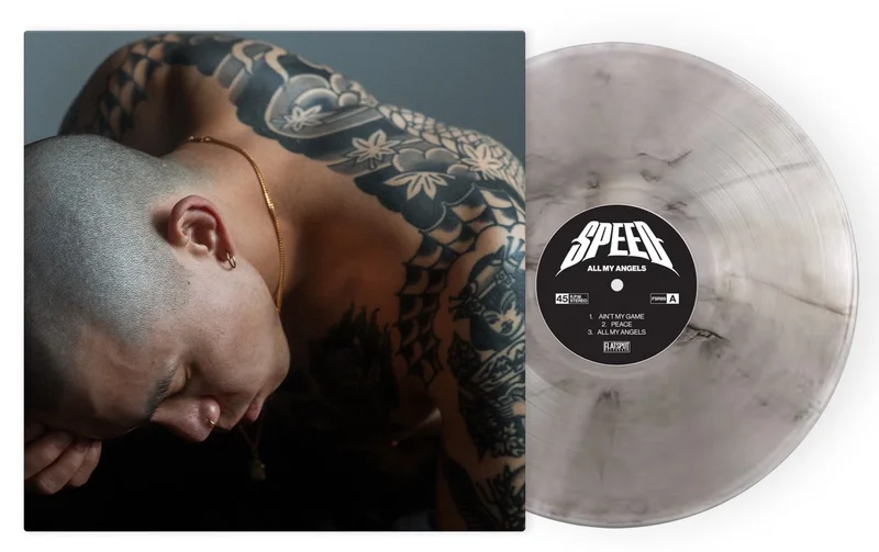 SPEED ALL MY ANGELS EP (Clear Smoke Black Vinyl w/B-Side Screen Print)