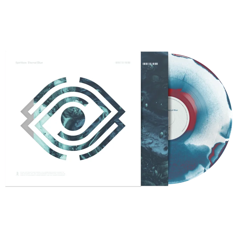 SPIRITBOX ETERNAL BLUE LIMITED-EDITION WHITE, RED, AND BLUE SMUSH LP  ONLY 300 MADE