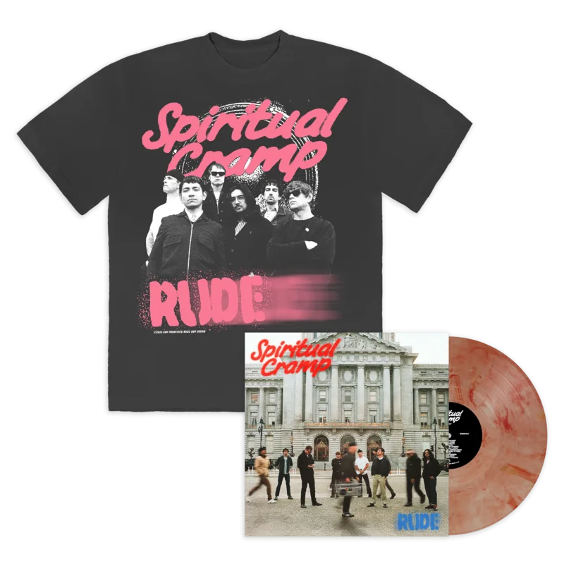 SPIRITUAL CRAMP RUDE LP (Exclusive Limited to 500, Orange Marble Vinyl) + ALT PRESS EXCLUSIVE T-SHRIT