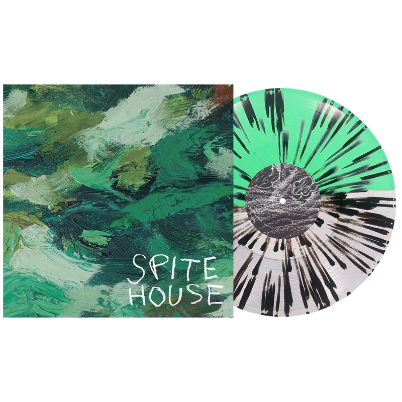 Spite House - Half Clear/Half Mint w/ Heavy Black Splatter LP