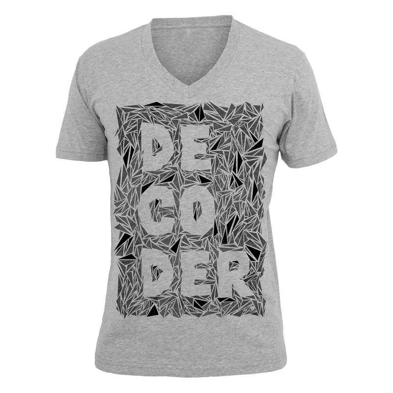 Stained Glass V-Neck Heather T-Shirt