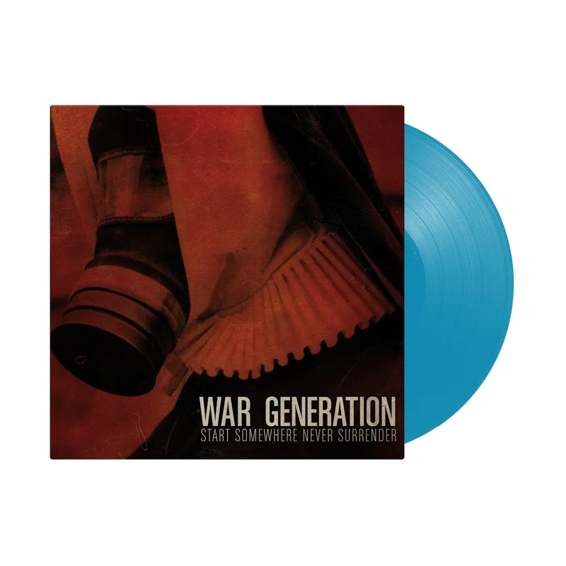 Start Somewhere Never Surrender Blue Vinyl LP