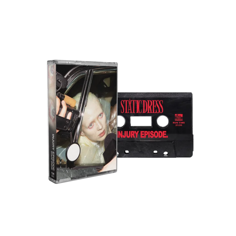 STATIC DRESS INJURY EPISODE CASSETTE (Exclusive Limited to 50, Black Marble w/ Red Cassette)