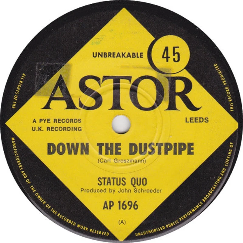 Status Quo - Down The Dustpipe (7", Single) (Very Good (VG))