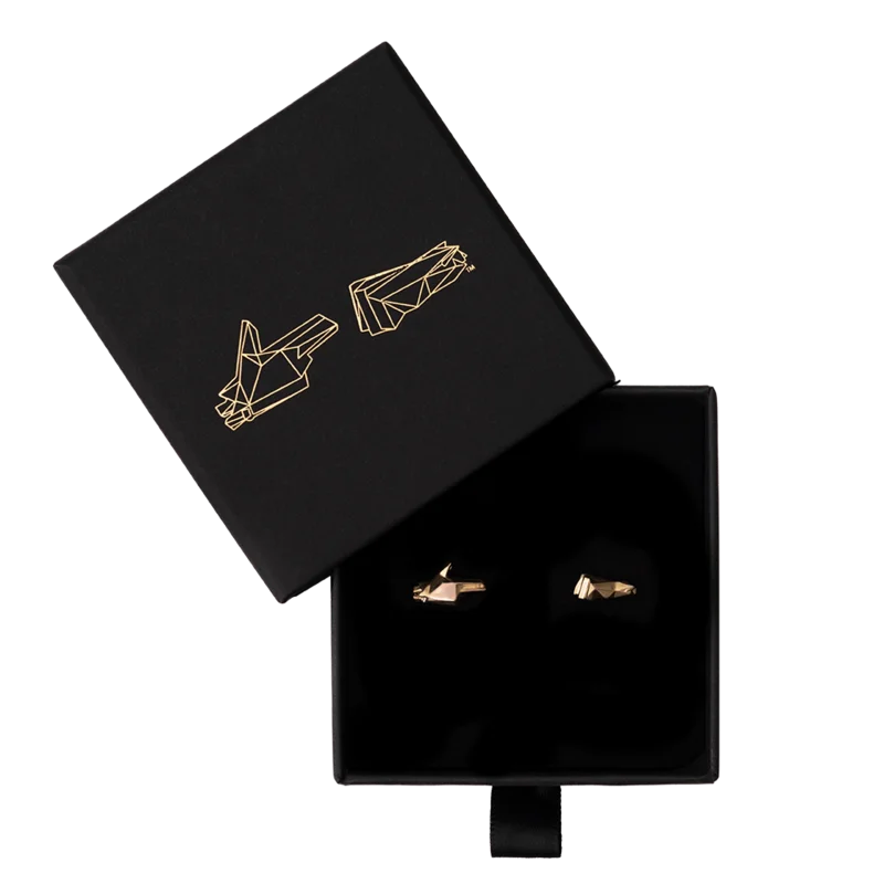 STAY GOLD PISTOL & FIST EARRING SET