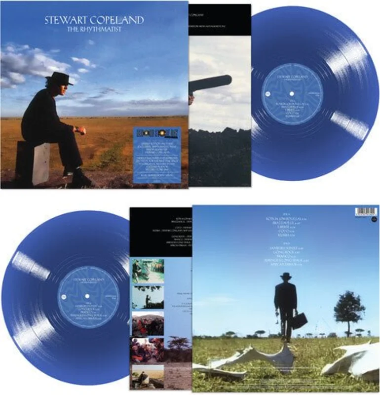 Stewart Copeland, Rhythmatist - Limited RSD 2026 Translucent Blue Colored Vinyl with Autographed Print