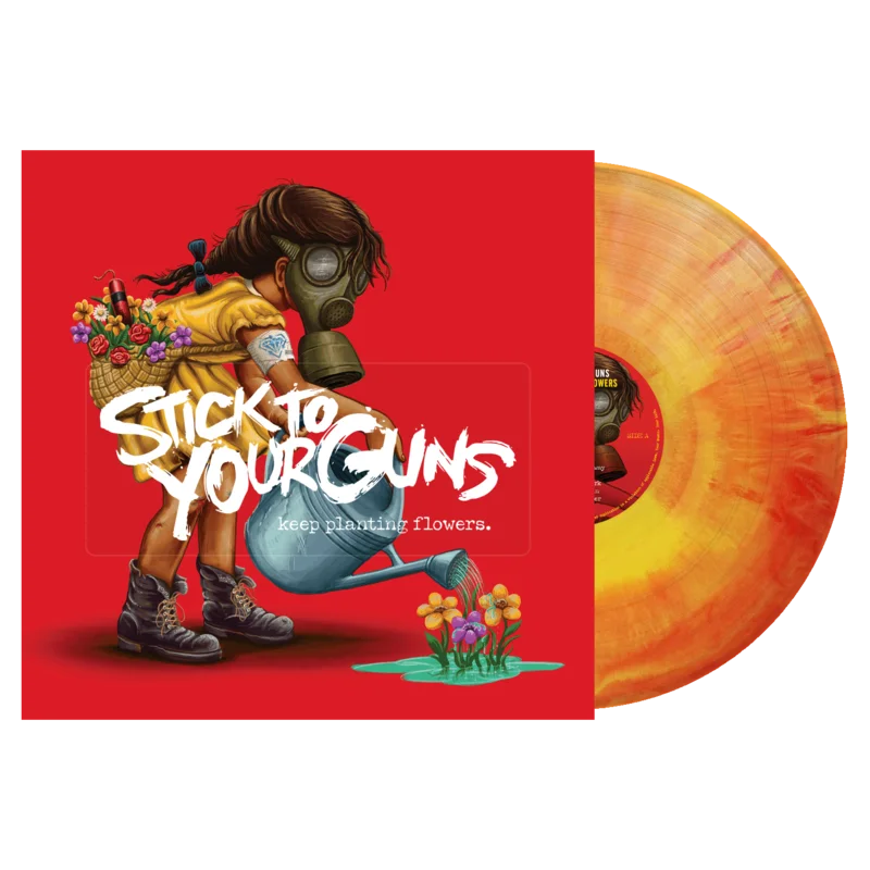 Stick To Your Guns - Keep Planting Flowers (Red & Yellow Galaxy Vinyl)