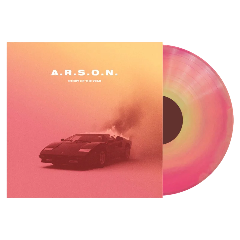 Story Of The Year - A.R.S.O.N. Pink & Yellow Swirl Vinyl