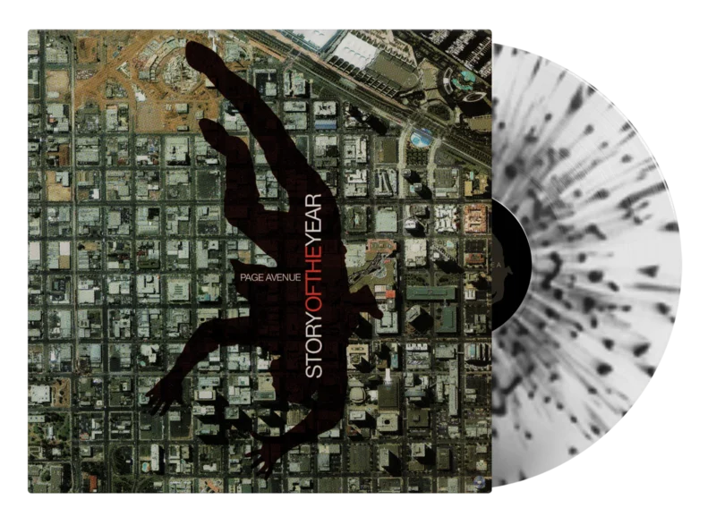 STORY OF THE YEAR PAGE AVENUE LP (Limited Edition  Only 300 Made, Milky Clear w/ Black Splatter Vinyl)