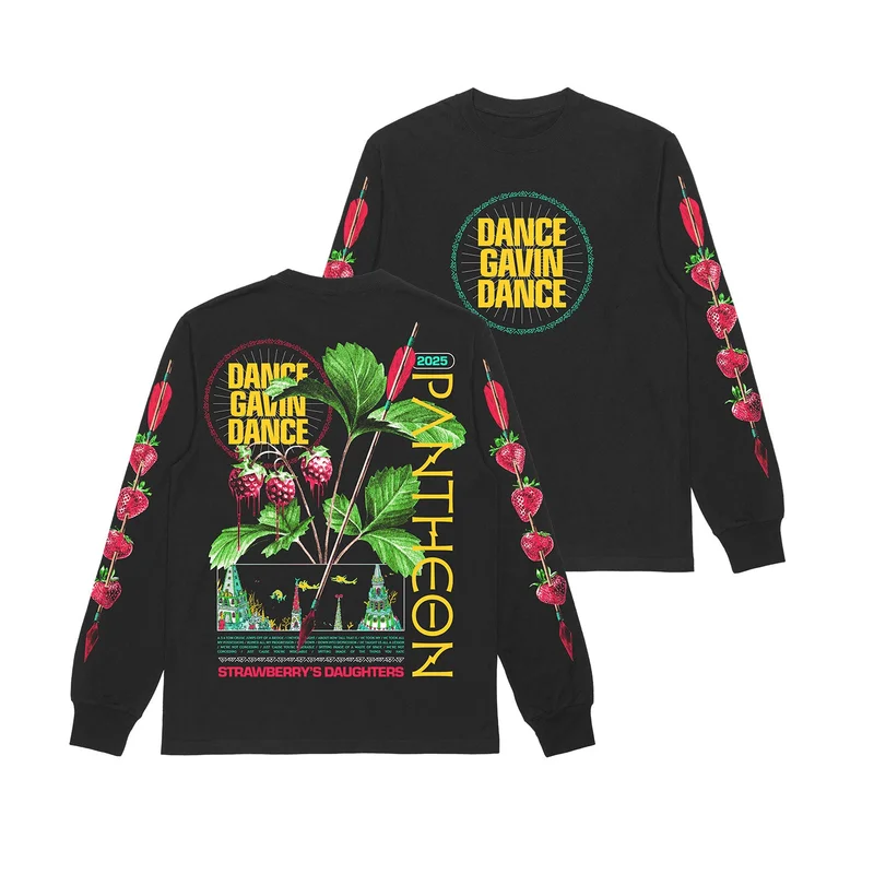 Strawberry's Daughters Heavy Faded Black Long Sleeve