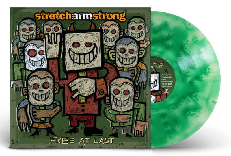 STRETCH ARM STRONG FREE AT LAST LP (Exclusive  Limited to 100, Cloudy Green Vinyl)