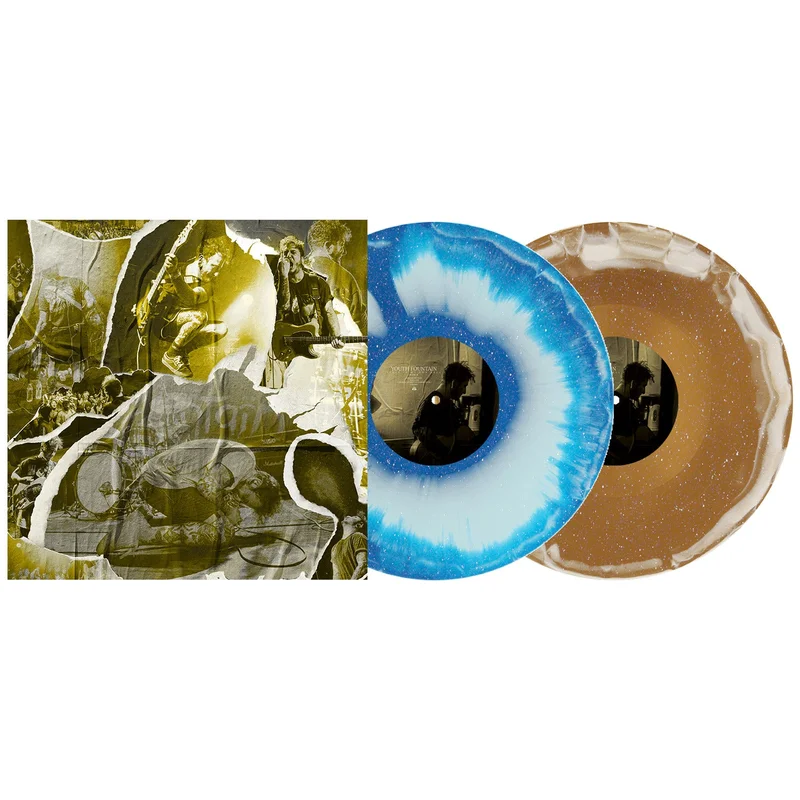 Stuck In My Own Hell - A/B Electric Blue & Royal Blue Aside/Bside with Glitter, C/D - Gold & Bone Aside/Bside with Glitter LP