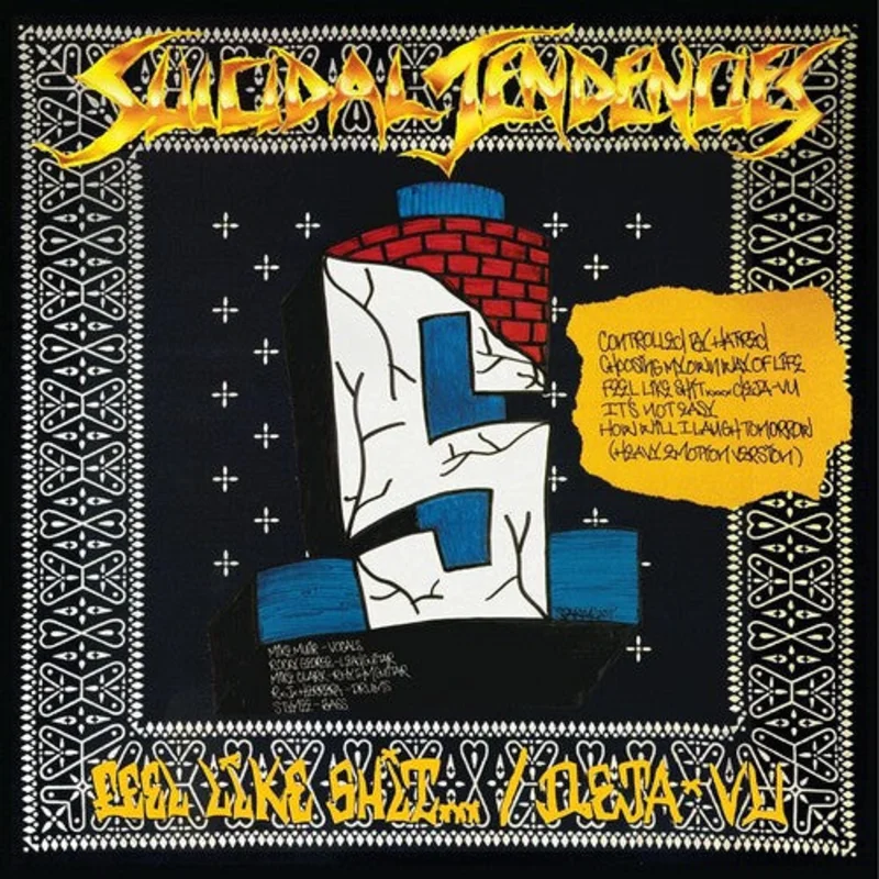 SUICIDAL TENDENCIES CONTROLLED BY HATRED / FEEL LIKE SHIT...DEJA VU' LP