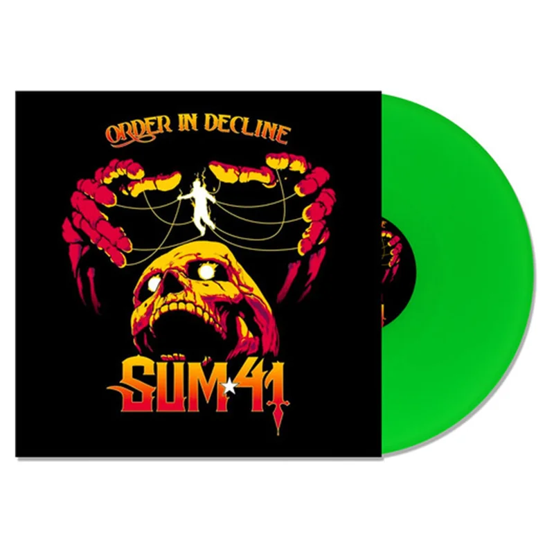 SUM 41 'ORDER IN DECLINE' LP (Neon Green Vinyl)