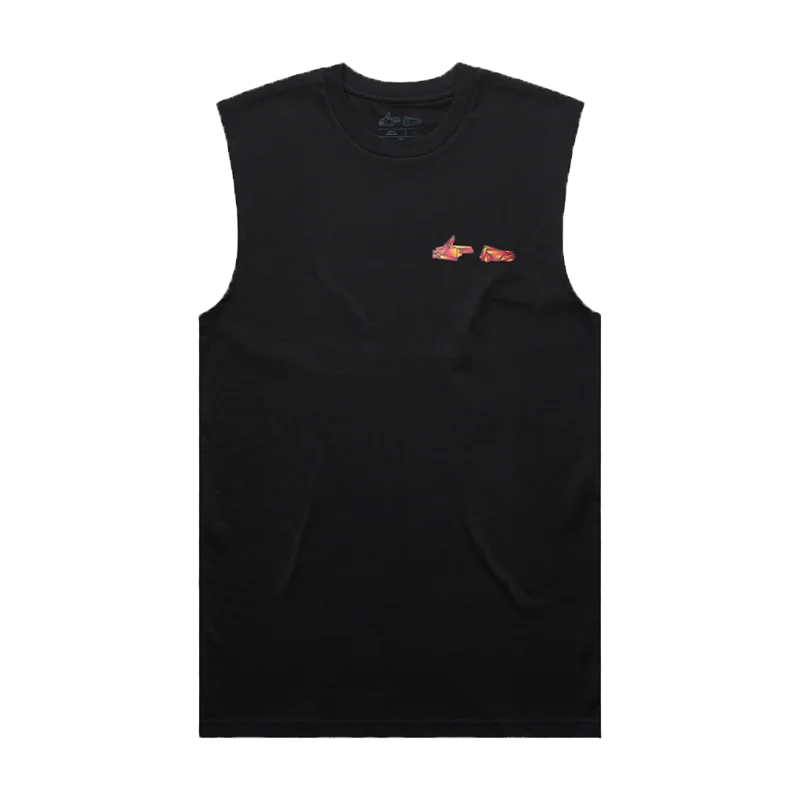 SUN THE JEWELS MUSCLE TANK BLACK