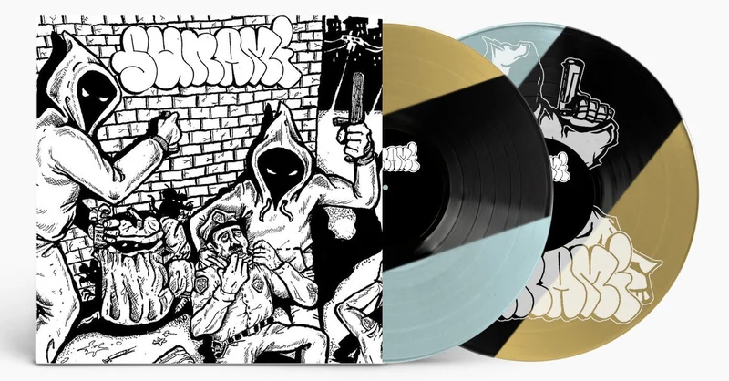 SUNAMI 'SUNAMI' 12" DEMO 2LP (Beer, Black, & Blue Stripes Vinyl)